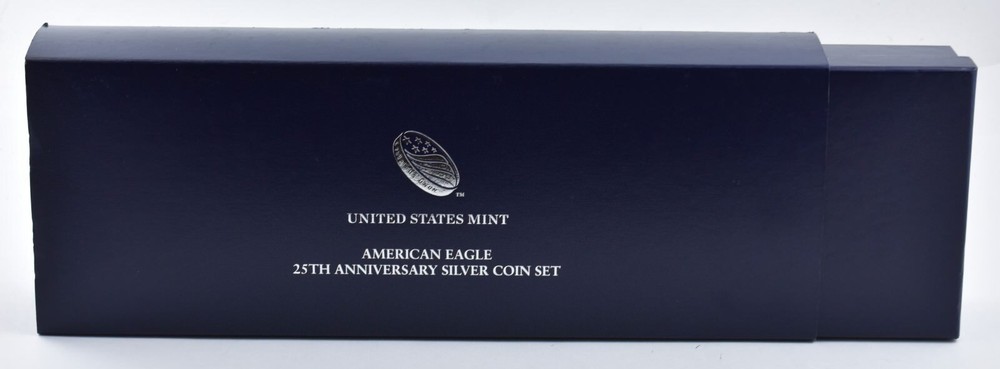 2011 American Eagle 25th Anniversary Silver Coin Set Empty Box w/ COA