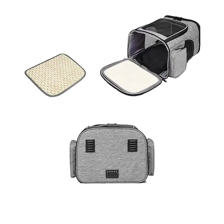 Pet Carrier backpack, Foldable Outgoing portable pet backpack with locker