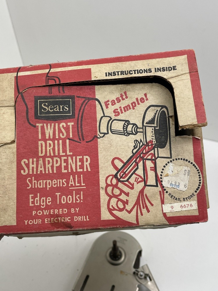 Vintage Sears Twist Drill Sharpener