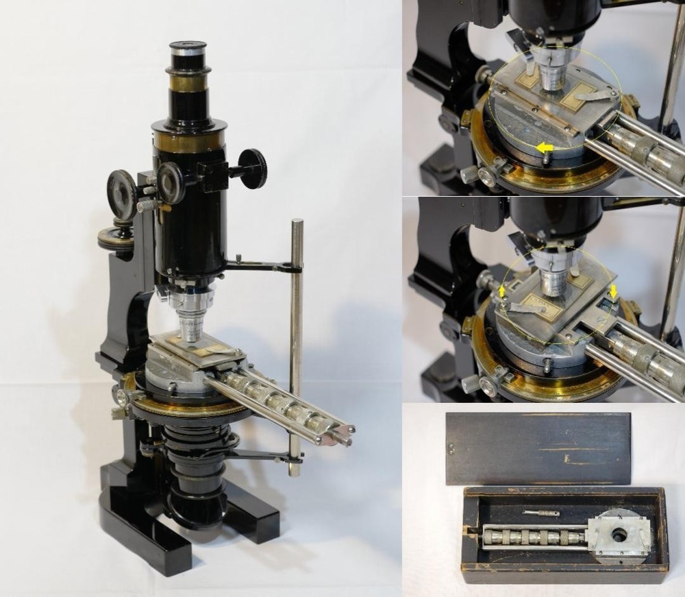 Leitz Rotating Mica Compensator for Polarizing Microscope 1950s Optics Antique J