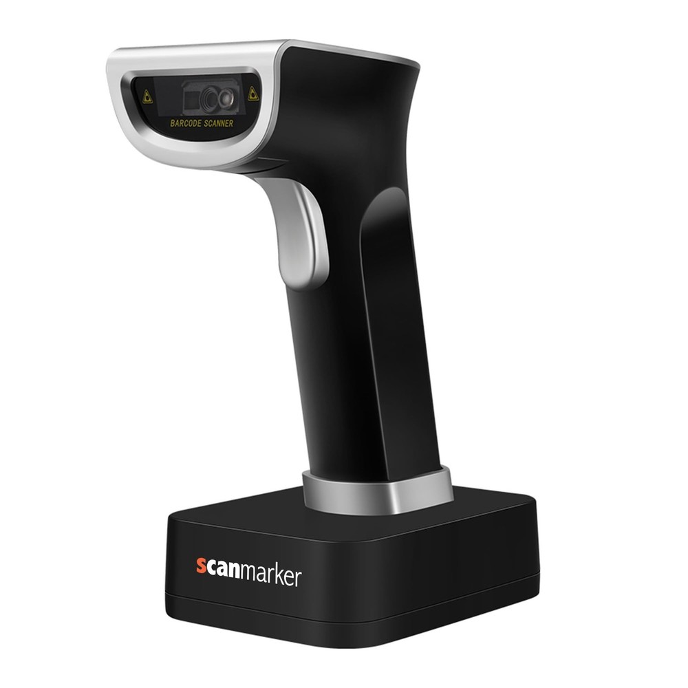 Scanmarker 1D/2D Barcode Scanner Wireless – Boost Speed & Accuracy with...