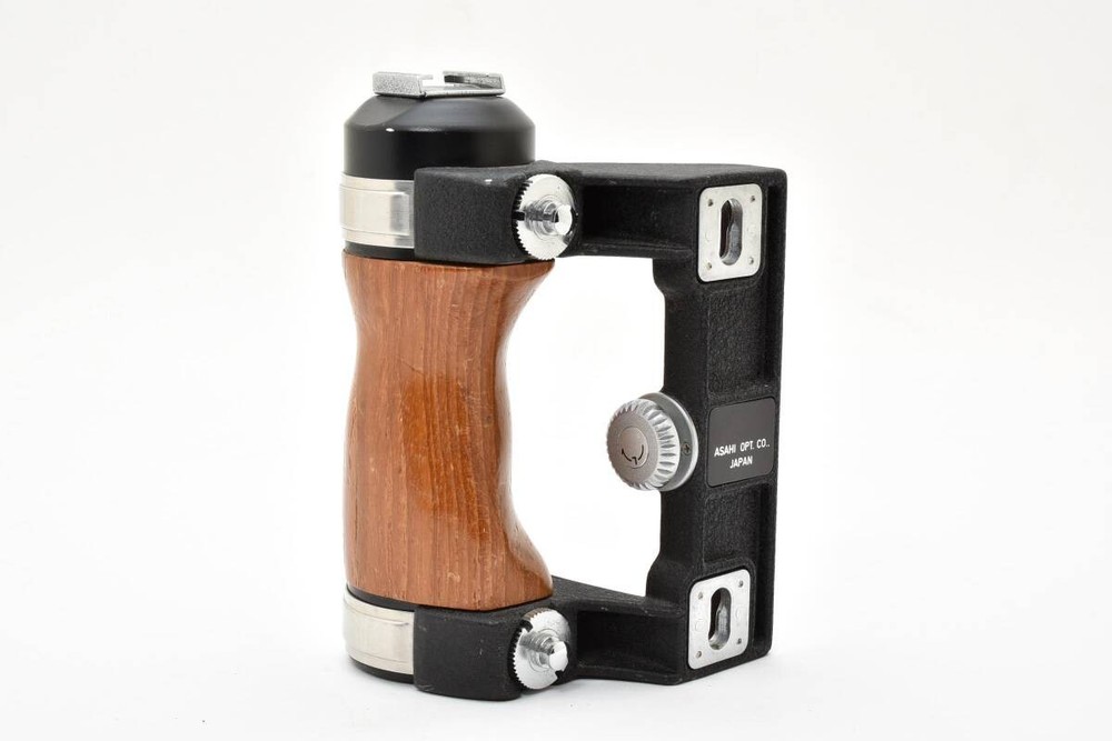 Pentax 67 Wooden Grip Medium Format Camera Accessory Excellent JAPAN