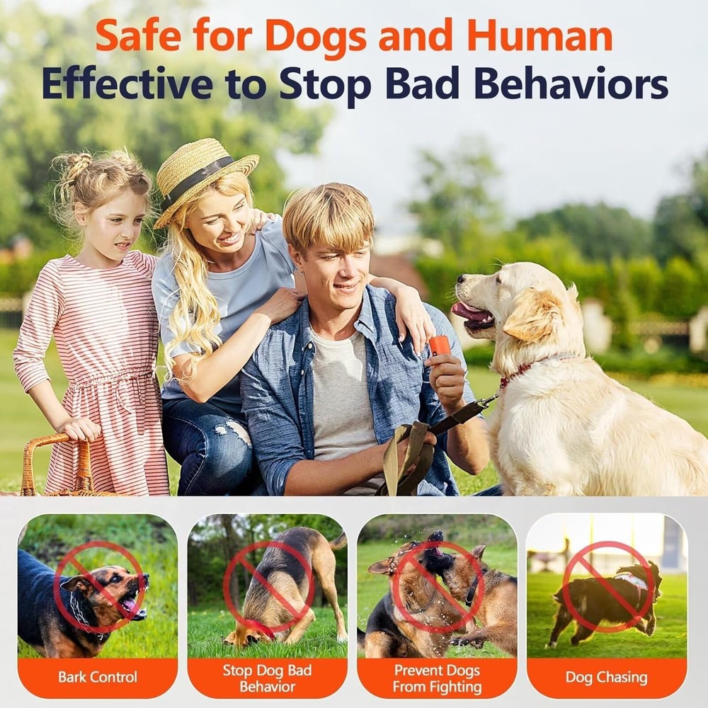 Ultrasonic Dog Bark Deterrent Device, Anti-Barking Control Device Training Tools