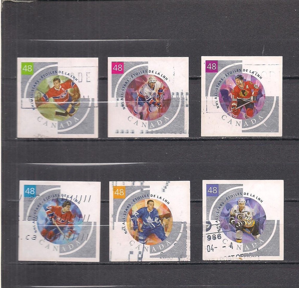 Canada #1972a-f used NHL