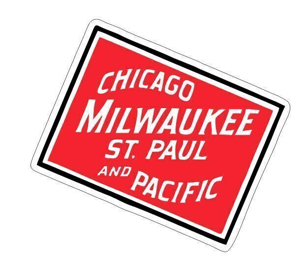 Chicago Milwaukee Railroad Railway Train Sticker Decal
