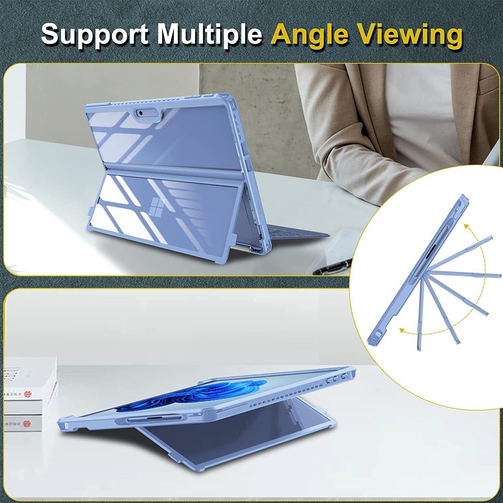 Hard Case for 13" Microsoft Surface Pro 9 (2022) Shockproof Folio Rugged Cover