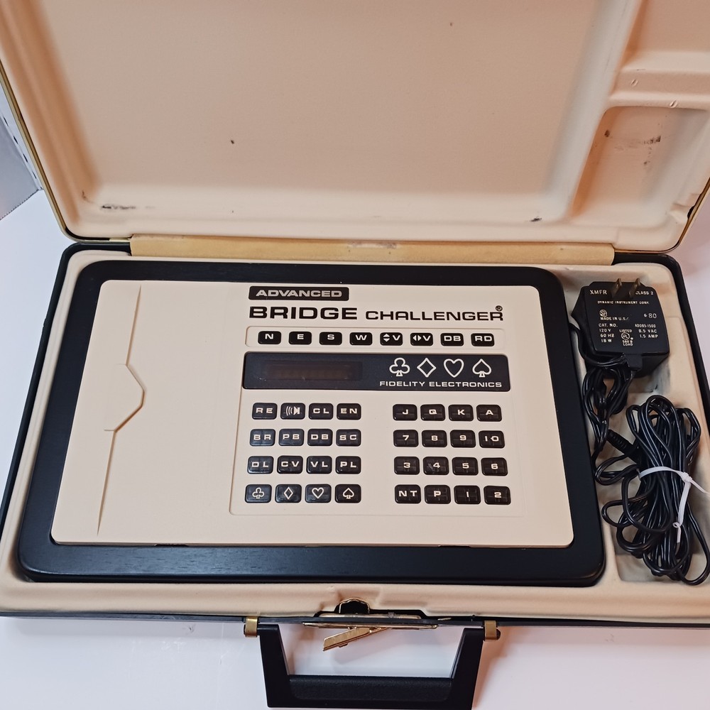 Fidelity Electronic Bridge Challenger Bidder Advanced Game Computer Vintage