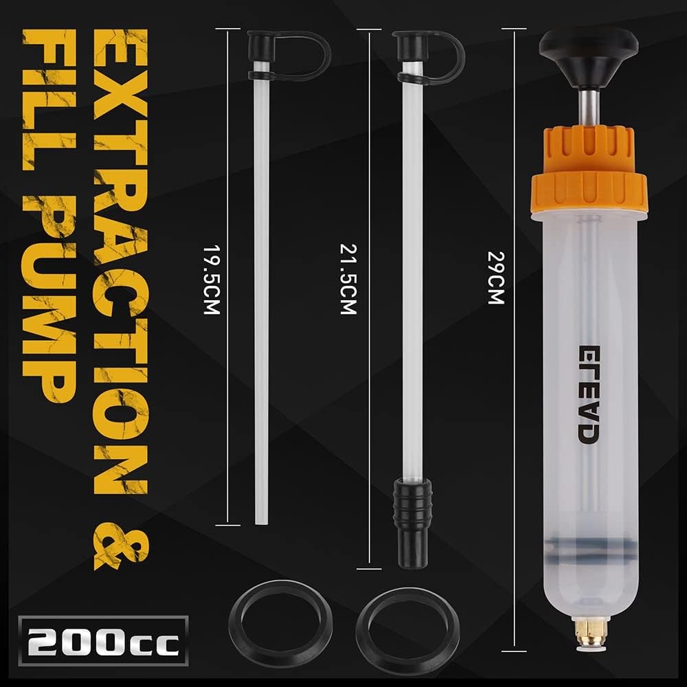 ELEAD 200CC Siphon Pump, Oil Extractor Pump