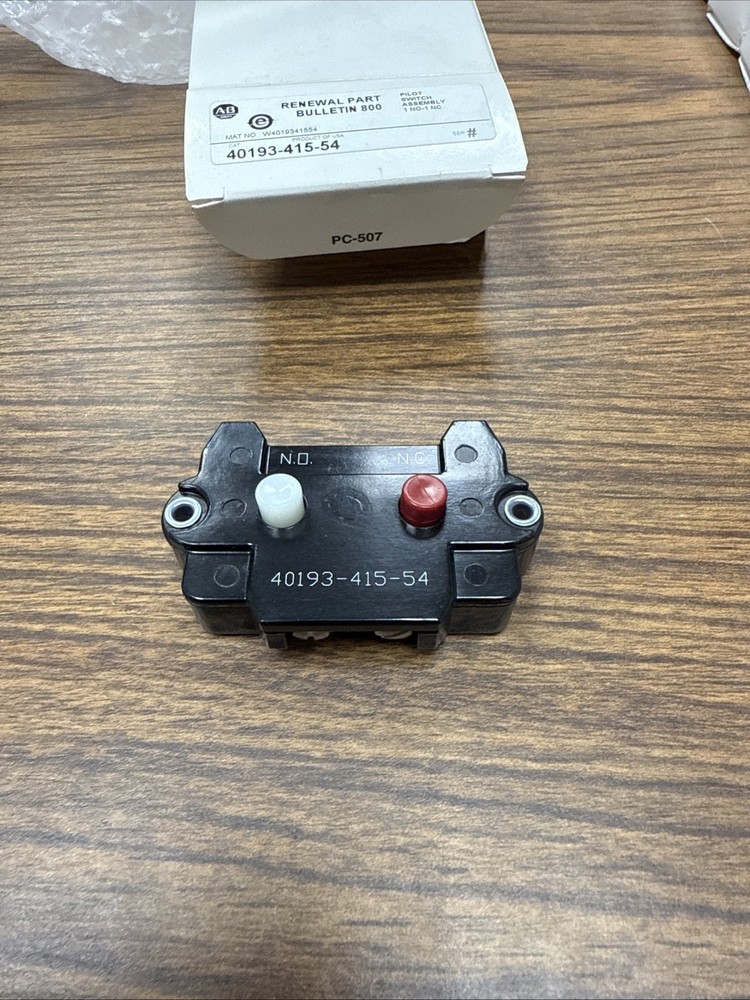 Allen-Bradley 40193-415-54 Pilot Switch Assembly