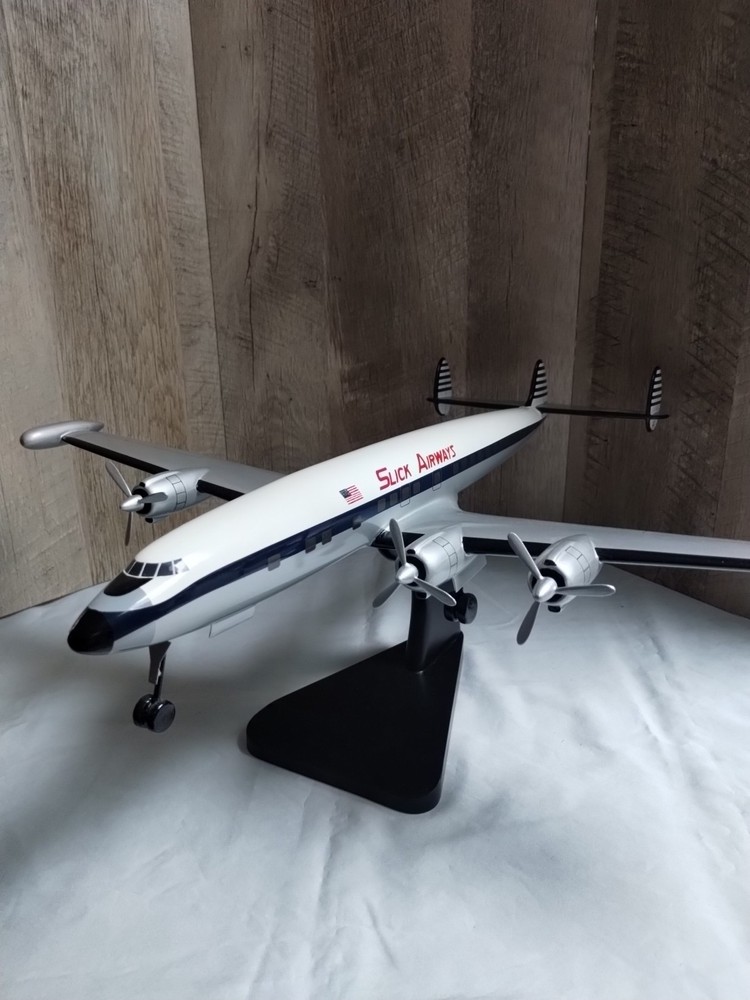 Slick Airways Lockheed L-1049 Super Constellation Desktop Model And Slick...