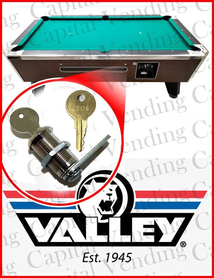 Valley Pool Table #C512A key or replacement lock with key - you select