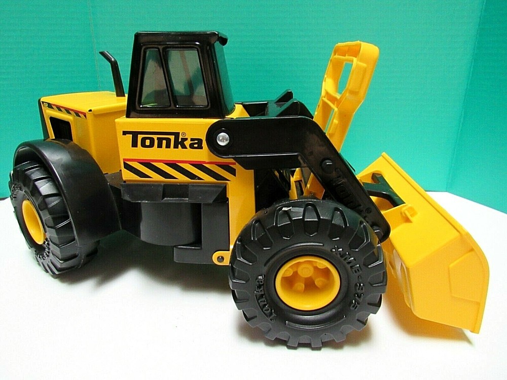 2012 HASBRO TONKA DIECAST FRONT END LOADER M-7457-1 TRACTOR 838 ~ SUPER CLEAN