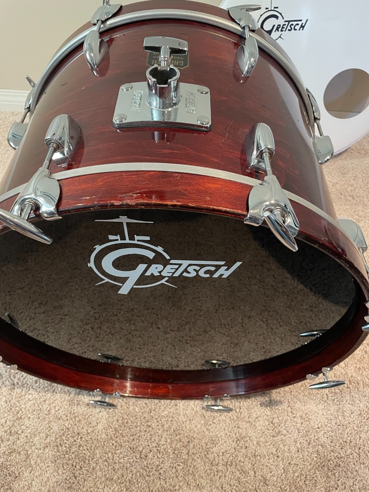 Gretsch 80s 14x20" bass drum, Jasper shell, walnut