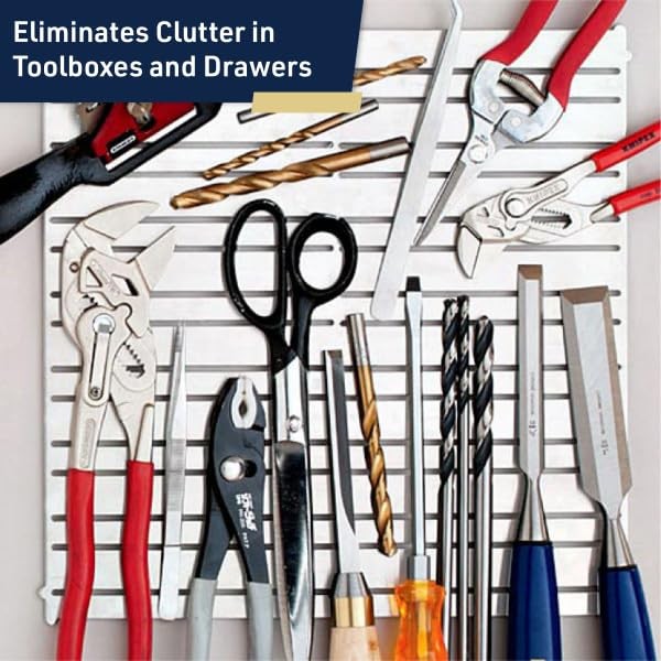 Magnetic Tool Holder - 12x12in Garage Organization Panel - Magnetic 1-Pack
