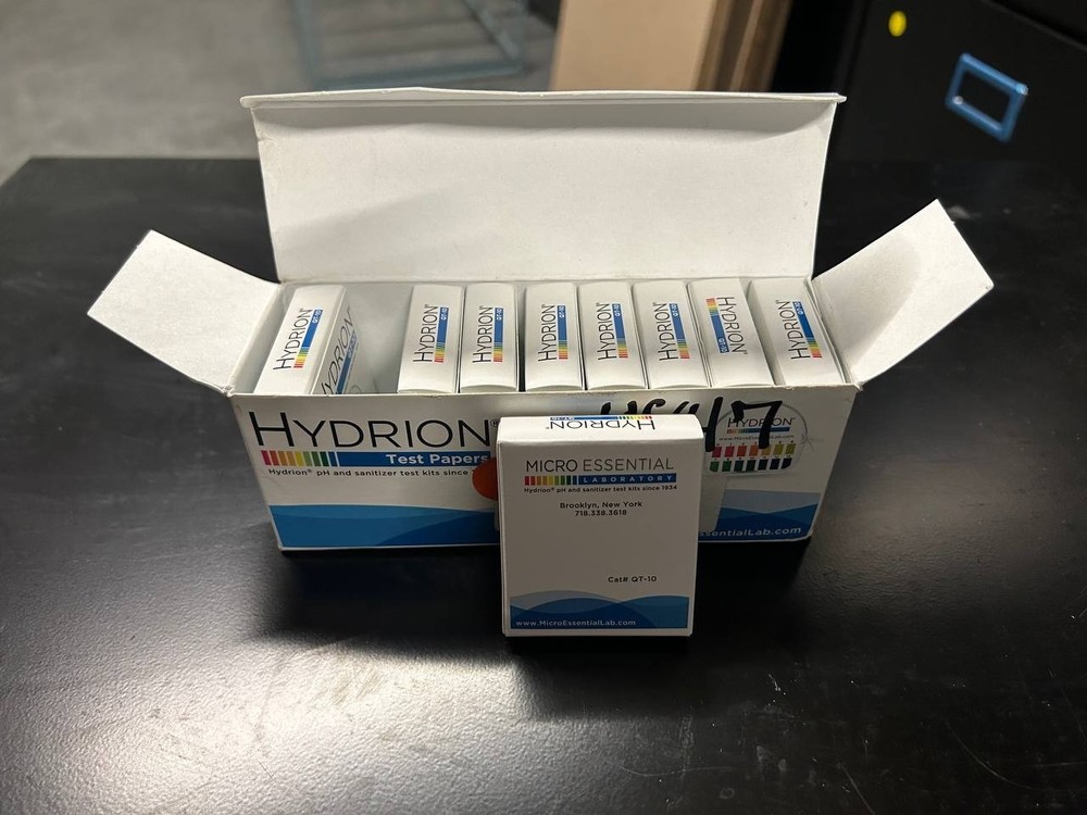 Hydrion pH Test Papers 9 Pack Single Roll Dispenser 1.0 - 12.0 PH