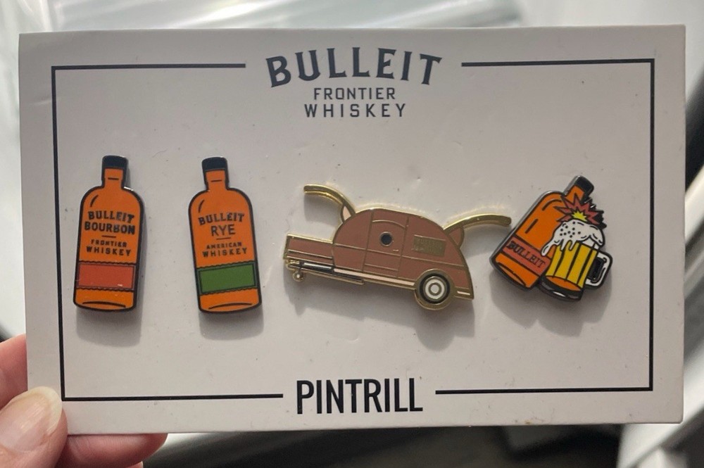 Frontier Whiskey Pin Set of 4