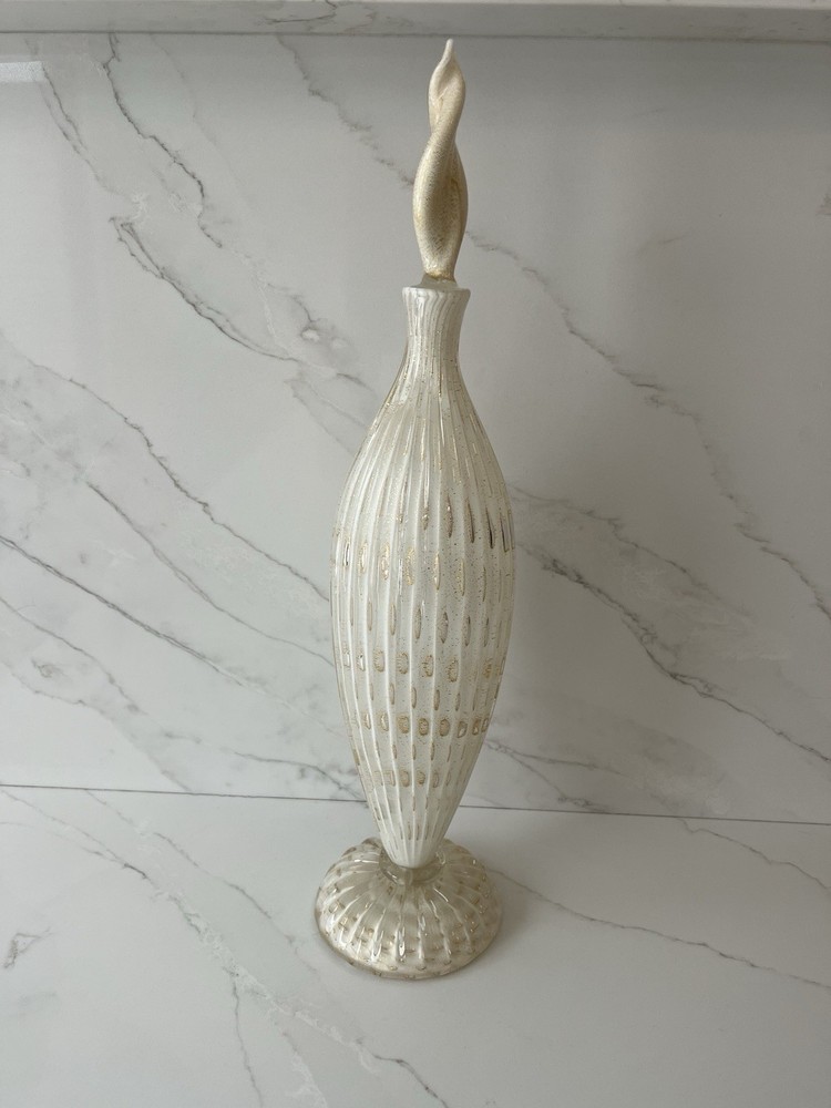 Barbini Murano Glass Decanter With Stopper