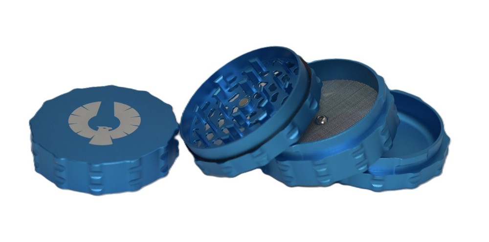 Phoenician - Large 4 Piece Teal Grinder Authentic