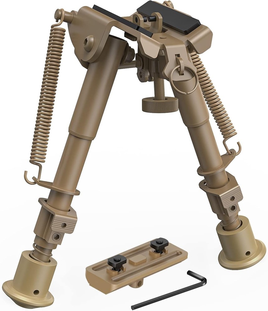 Lightweight 6-9" Bipod for Precision Shooting