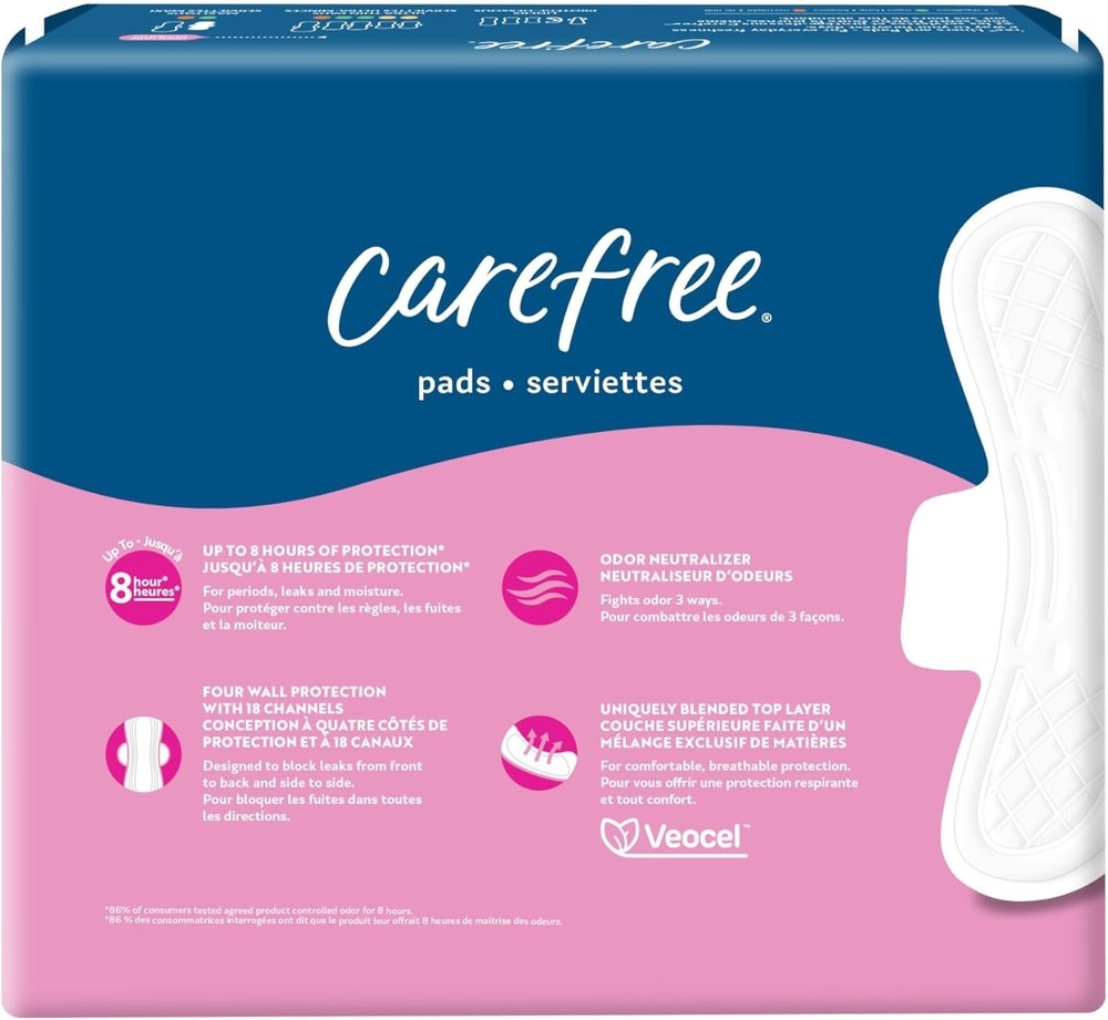 Carefree Maxi Super Long With Wings 28 Count