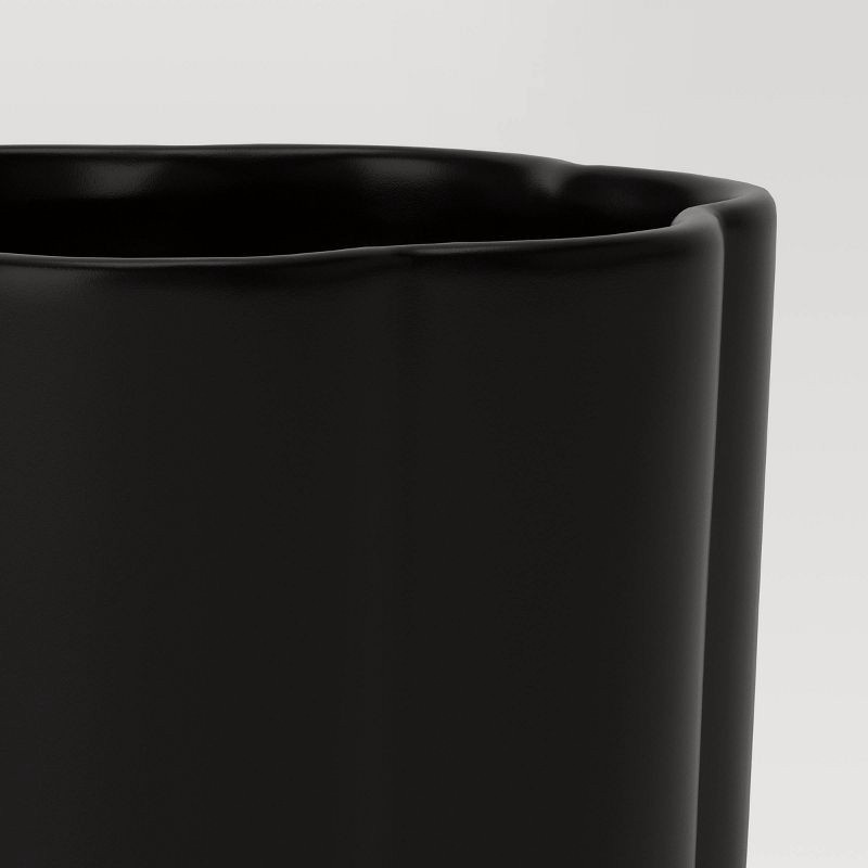 Scallop Planter Black - Room Essentials™