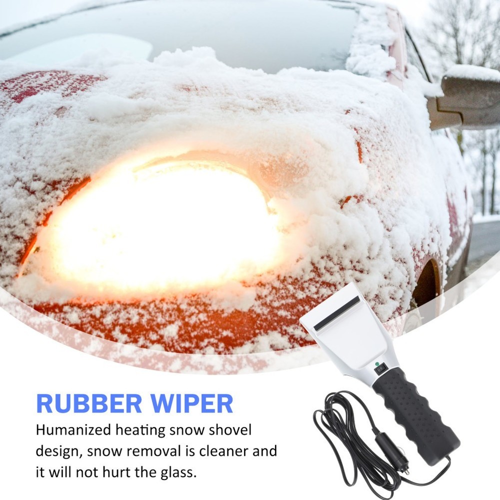 12 V Windscreen Snow Remover Electric Windshield Defroster Scraper Ice