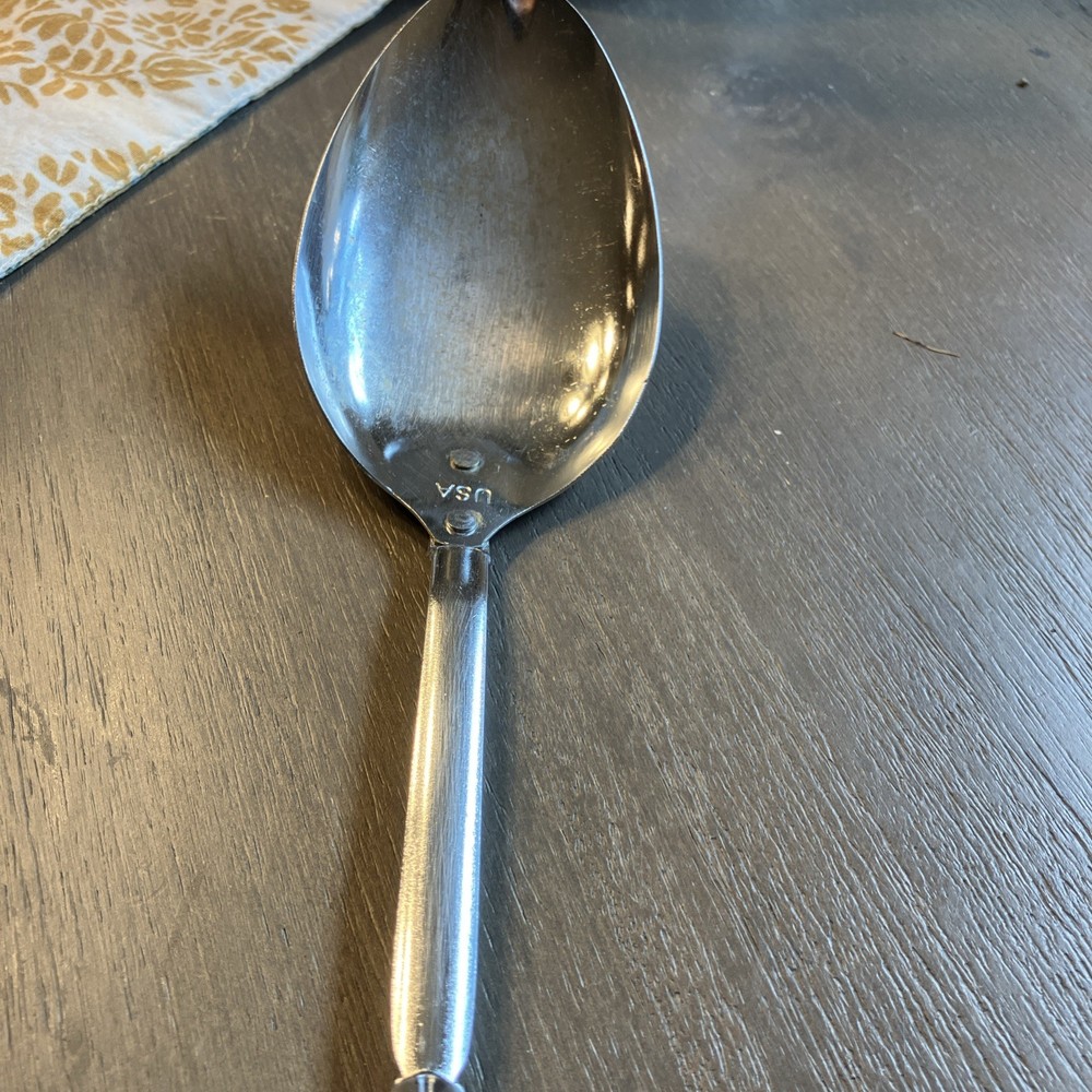 Vintage Ecko USA Spoon 12" Black Handle