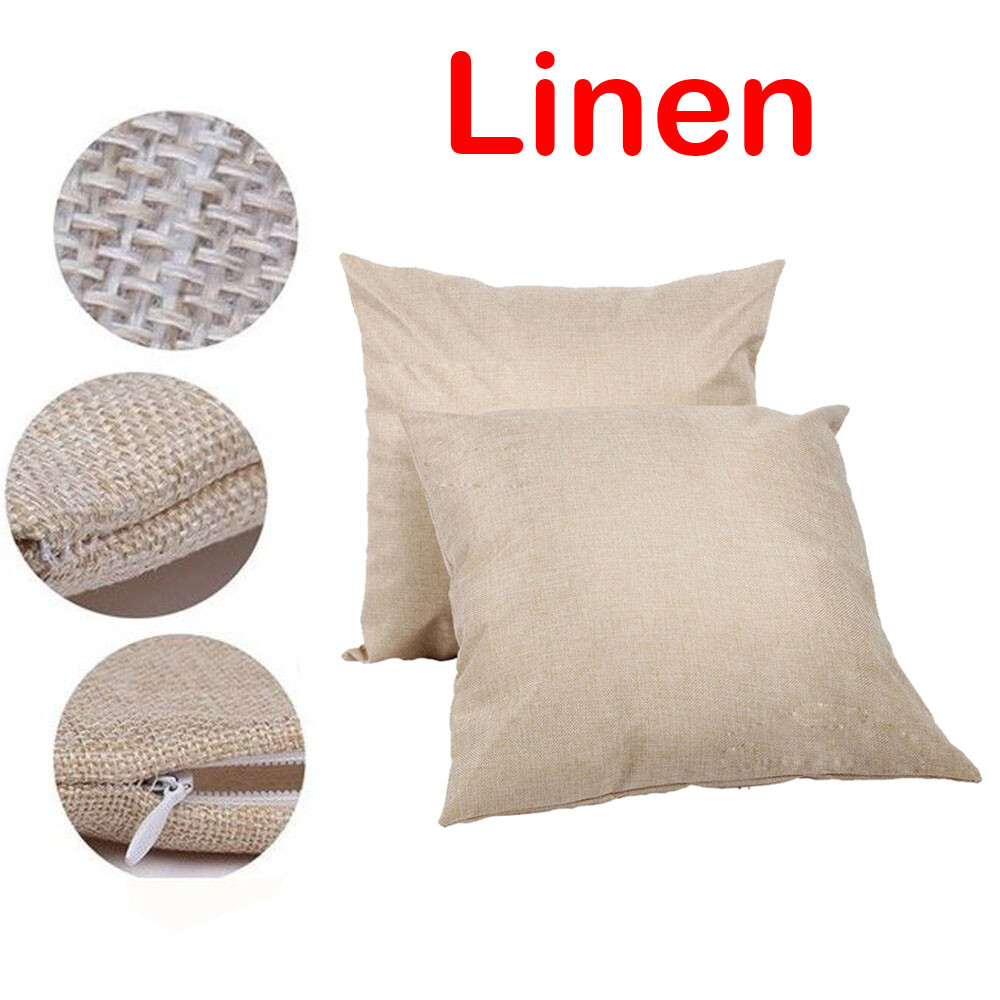 Sublimation Blank Pillow Case Printed Cushion Covers Throw Pillowcase Home Decor