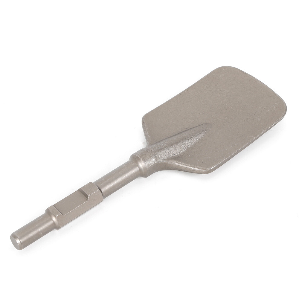 Square Clay Spade Scoop Shovel Chisel Bit 1.18" Hex Shank Demolition Hammer