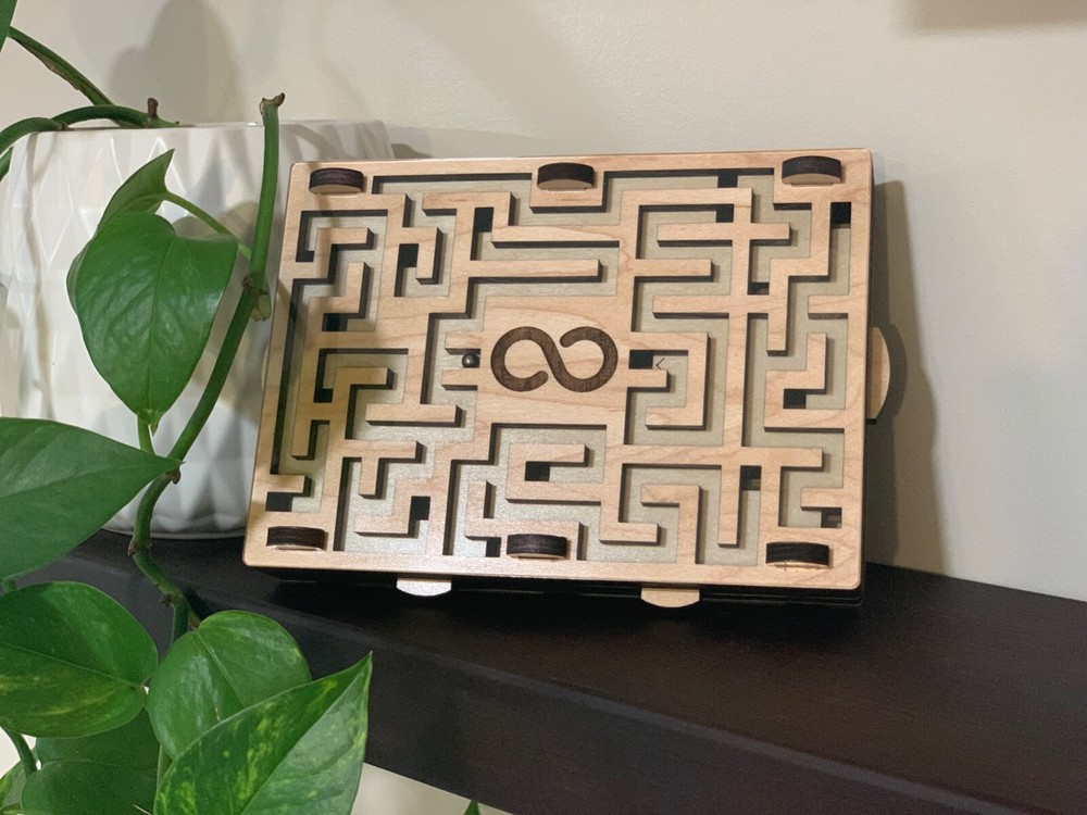Daetilus Hidden Compartment Maze Puzzle Box