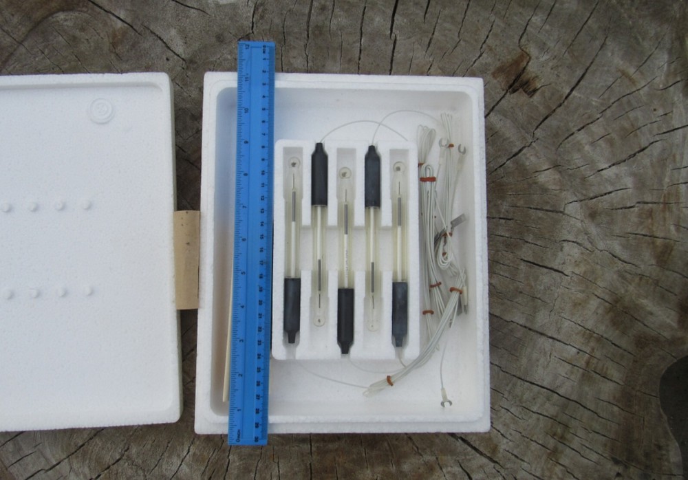 Original-Authentic USSR . With Platinum Content . Electrodes 5 pcs. ESP-01-14 #3