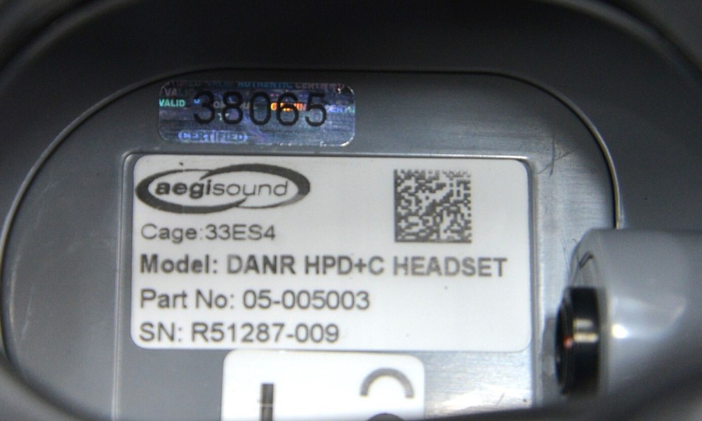 Aegisound DANR HPD+C Headset Assembly Hearing Protection & Communication Kit