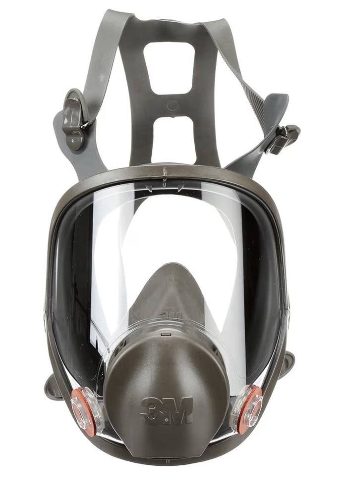 3M 6800 Full Facepiece Reusable Respirator Large Lens Multi Use Size: Medium