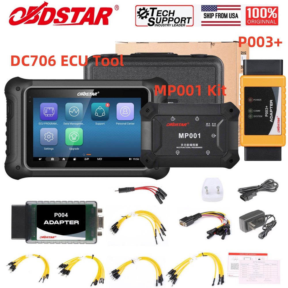 OBDSTAR DC706 Full Version E.CU Tool With MP001 Progarmmer Set & P003+ Adapter