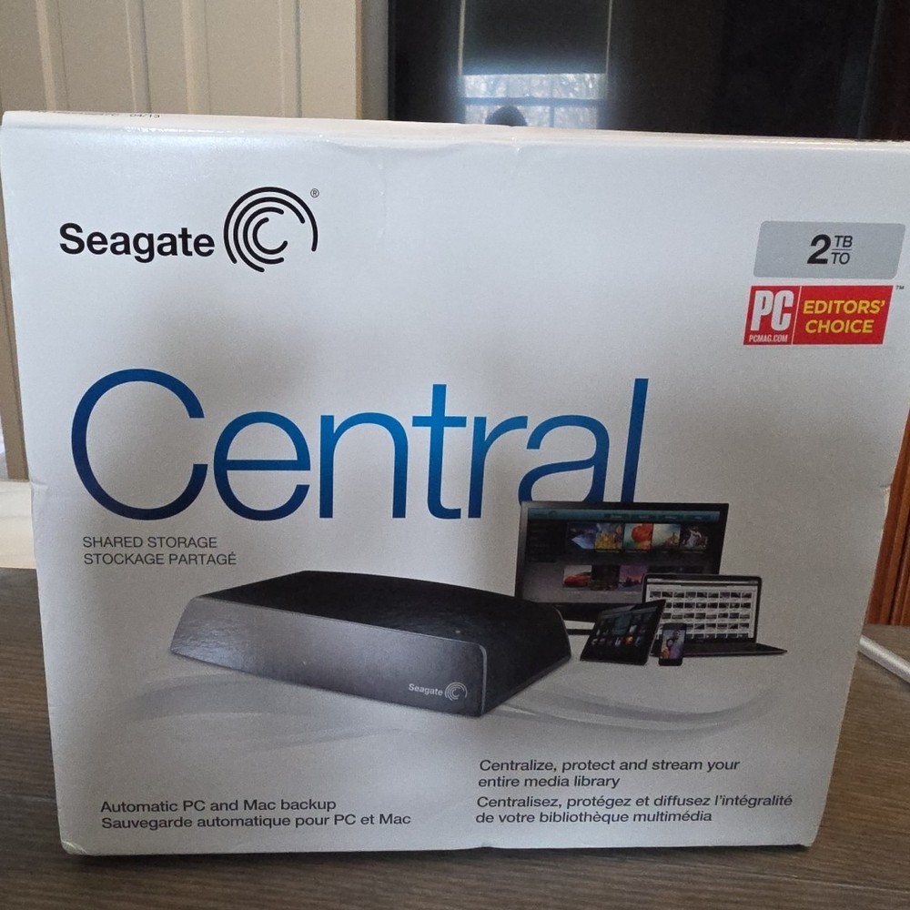 Seagate Central Shared Network  Storage NAS 2TB SNR01C New In Box