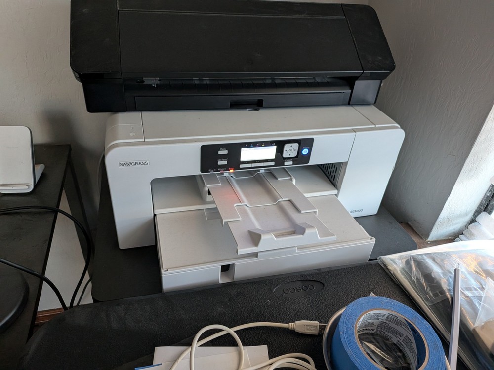 Sawgrass Virtuoso Sublimation Printer - SG1000 Needs Ink Refill!!