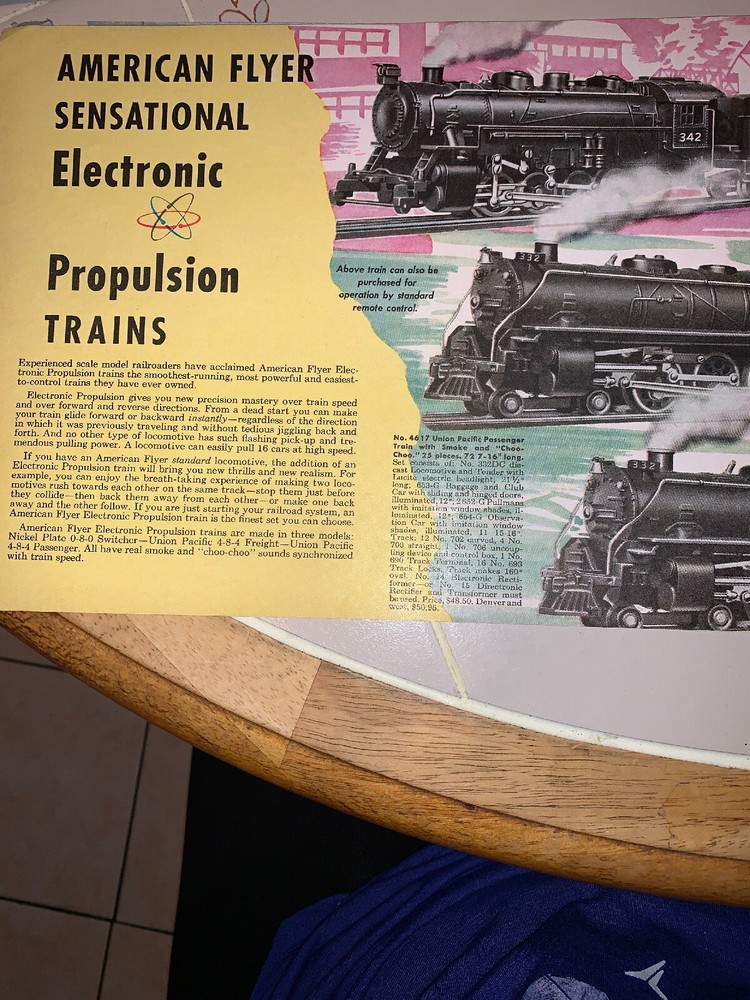 Vintage 1949 American Flyer Erector Catalog