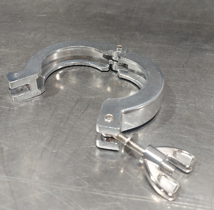 Aluminum Wingnut Clamping Ring. *See Pics For Dimensions