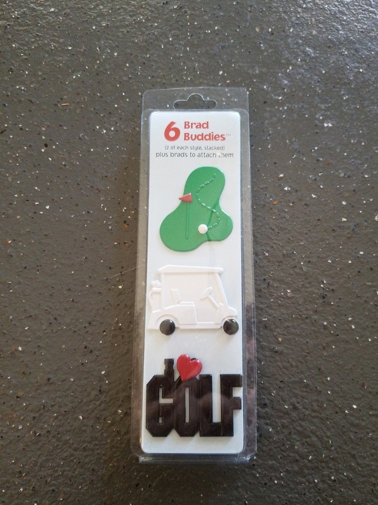 Scrapbook/card embellishments includes Brad Buddies and more