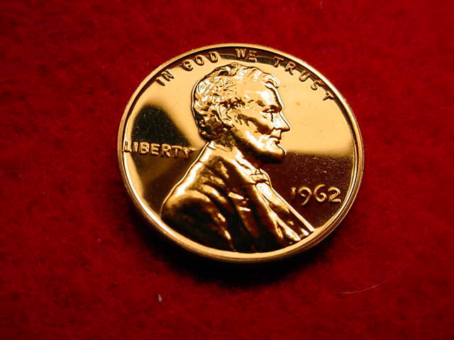 1962 LINCOLN CENT GREAT PROOF COIN!!!   #272**