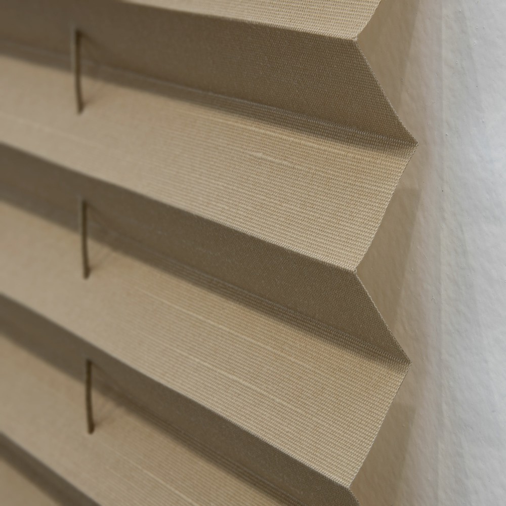 RV Camper Pleated Blind Shades Cappuccino 26"W X 38"H