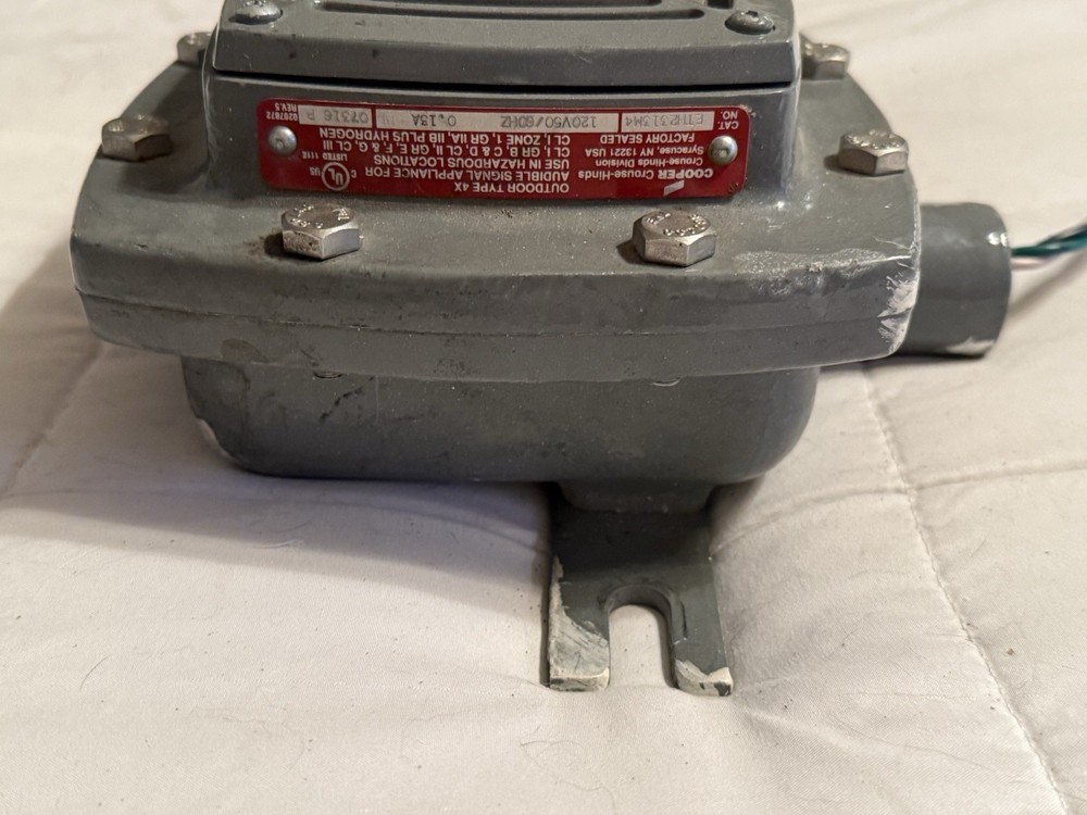 COOPER CROUSE-HINDS ETH2313M4 EXPLOSION PROOF HORN