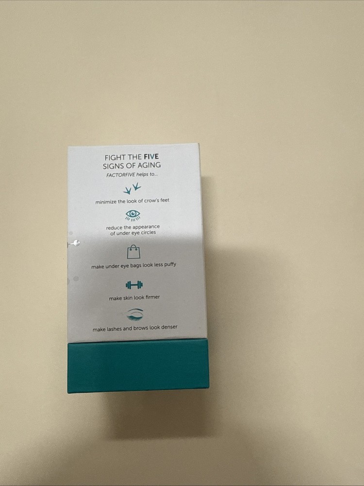 factorfive eye/lash cream 0.5fl oz new