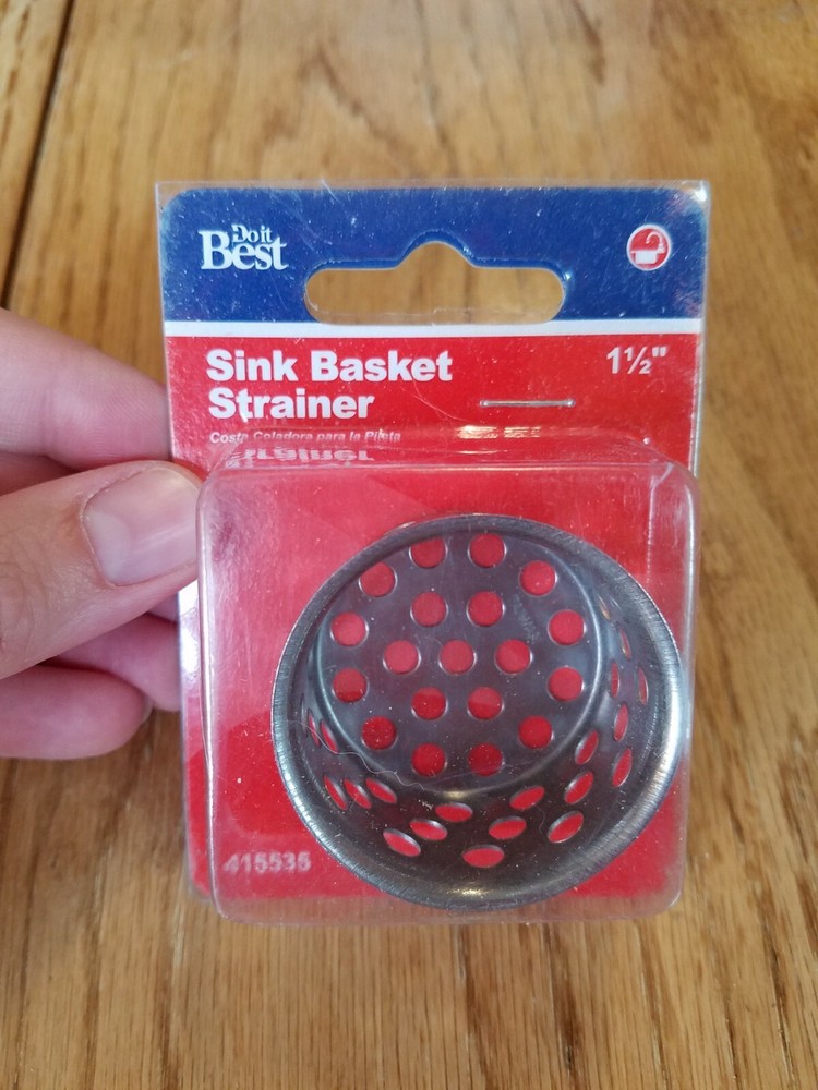SINK BASKET STRAINER 1 1/2" Do It Best 415535 NEW!