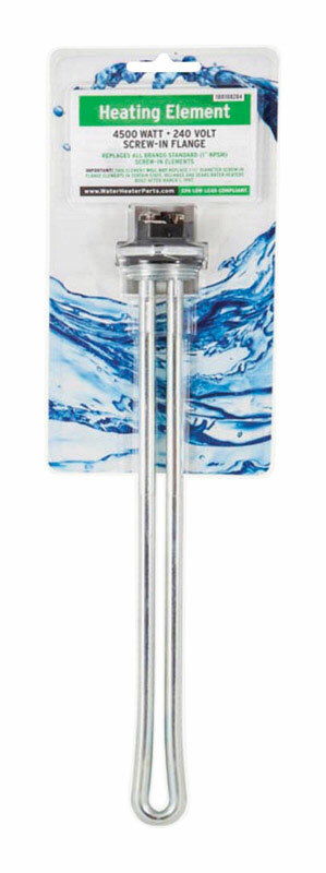 Reliance Copper WATER HEATER ELEMENT Electric Screw-In 240V 4500W Long 100108284