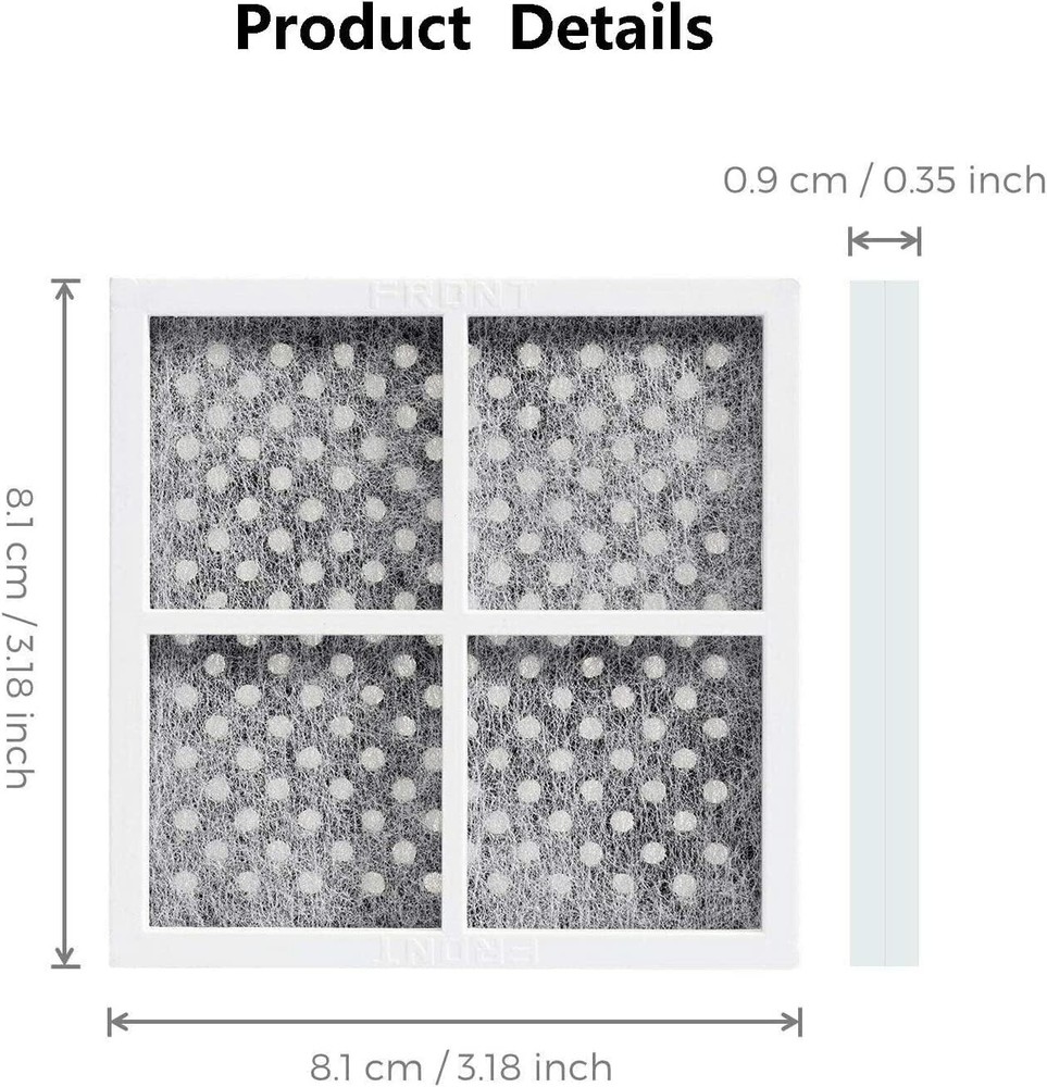 3Pack LT120F Refrigerator Air Filter Replacement for LG LT120F Kenmore