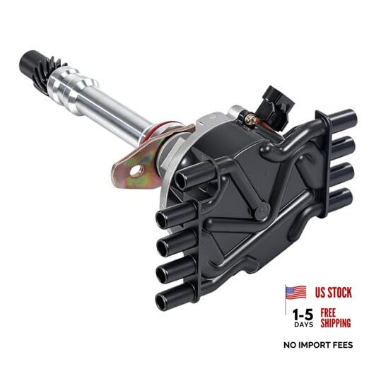 Complete HEI Ignition Distributor 65K High Voltage Coil Compatible with Chevy
