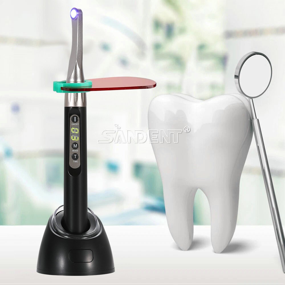 Dental 1S Curing Light Lamp Wireless 1 Second Curing 2500mw/c㎡
