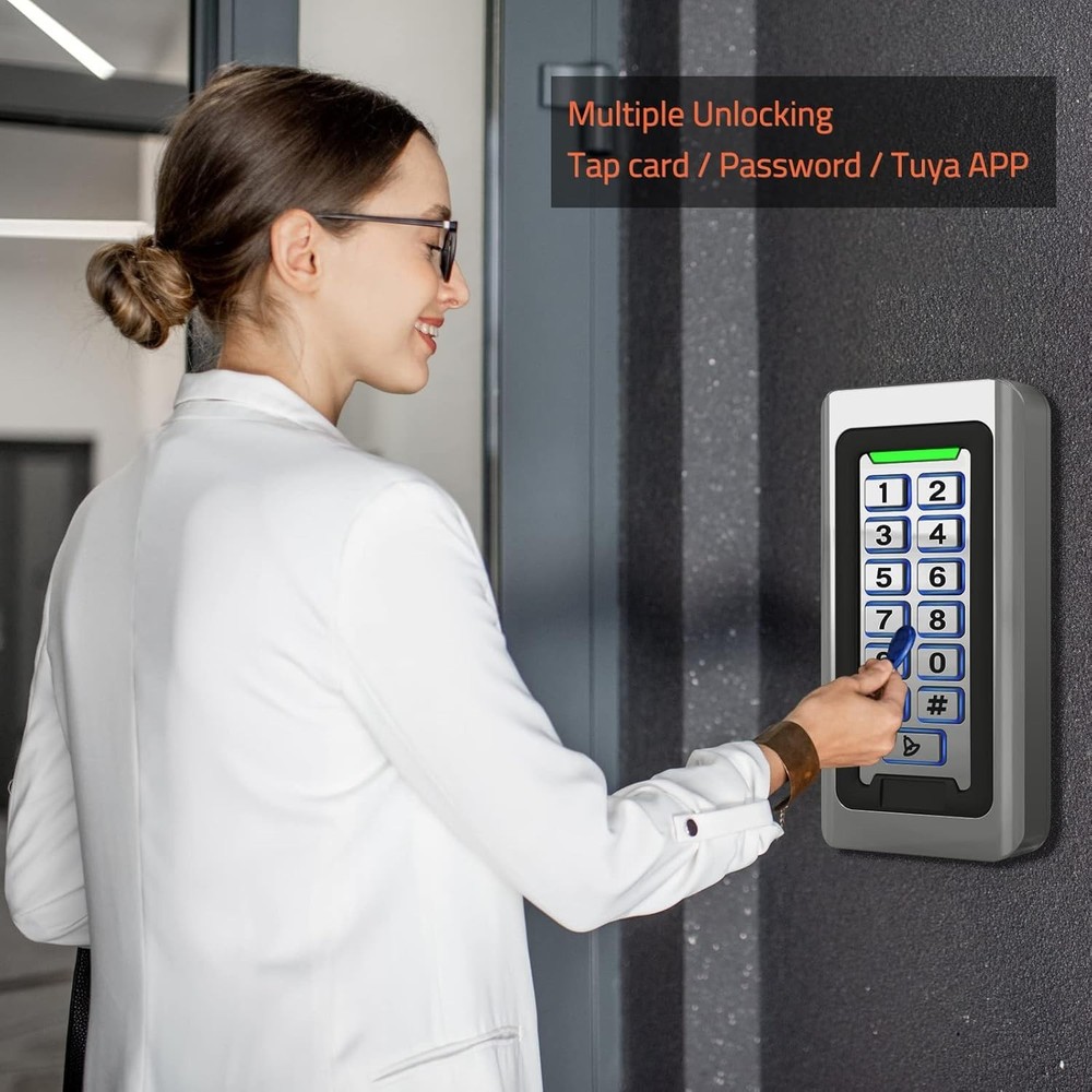 Robust Metal Access Control System with Remote Access and Anti-Prying Features