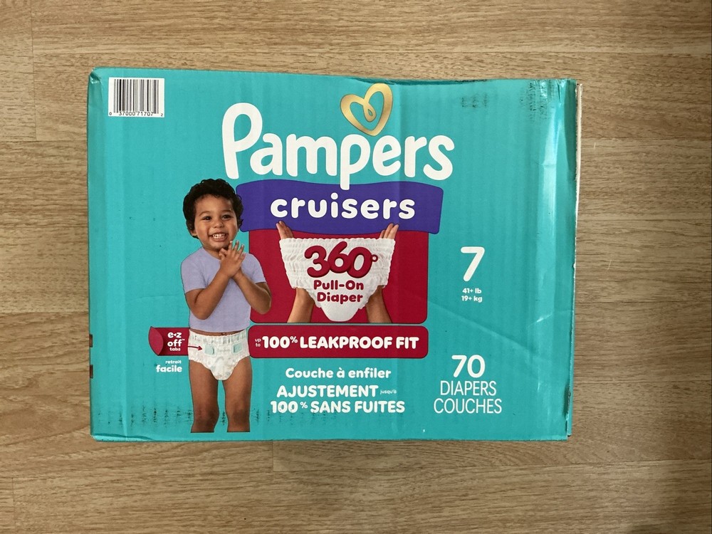 Pamper Cruisers E Z Off Tabs Size 7 Count 70